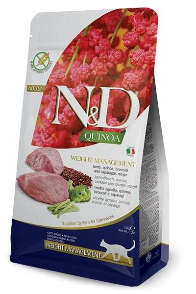 Farmina Pet Food N&D Quinoa, Voksen, Lam, 5 kg, Kornfri, Aromafri fødevarer, Antioxidanter inkluderet