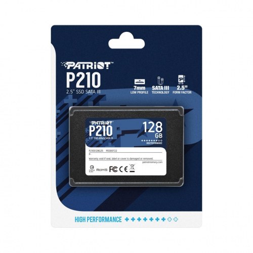 SSD 2,5" Patriot P210 - 128 GB SATA III
