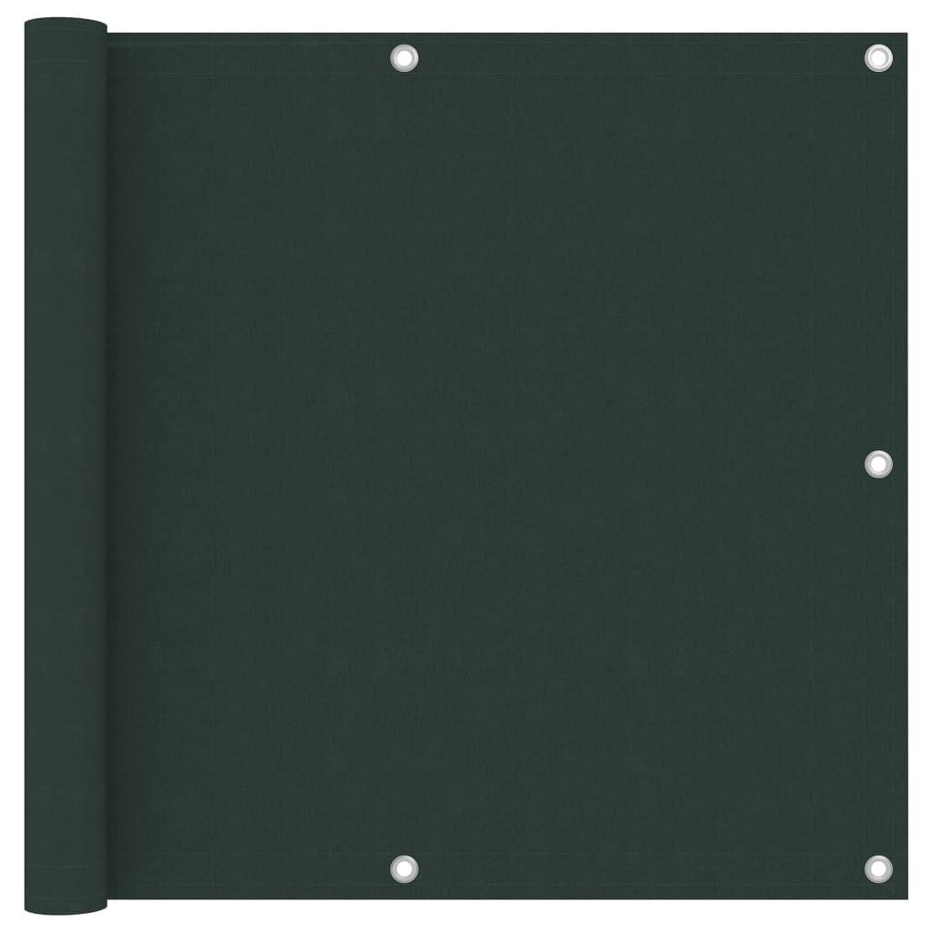 Altanafskærmning 90x500 cm oxfordstof mørkegrøn