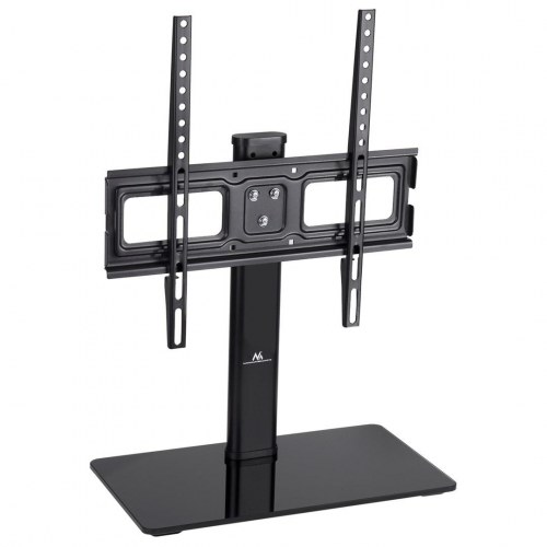 TV bordstand – Maclean MC-450, universal 32–65", VESA 400×400, hærdet glas, højdejusterbar, max 40 kg