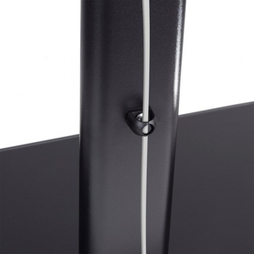 TV bordstand – Maclean MC-450, universal 32–65", VESA 400×400, hærdet glas, højdejusterbar, max 40 kg