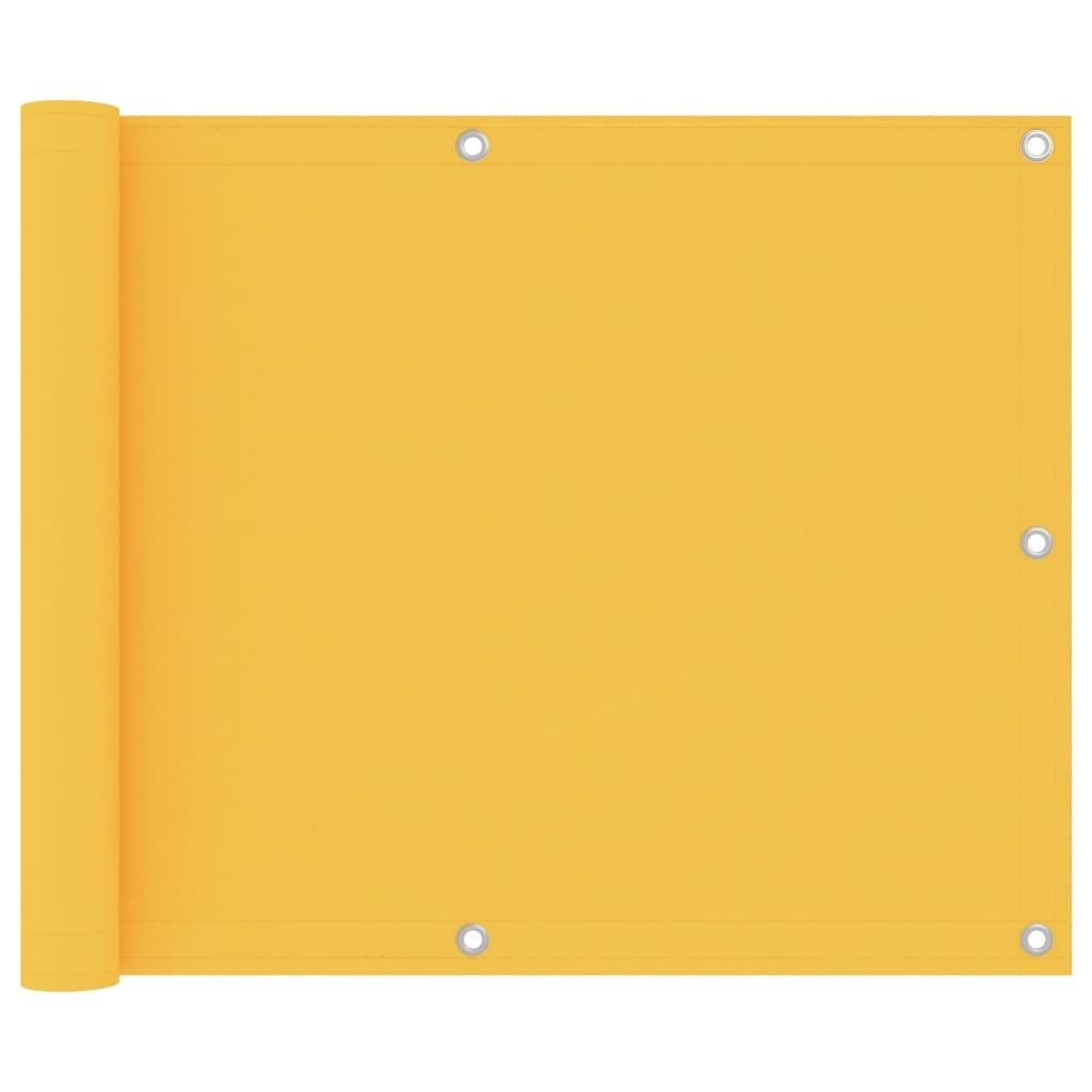 Altanafskærmning 75x300 cm oxfordstof gul