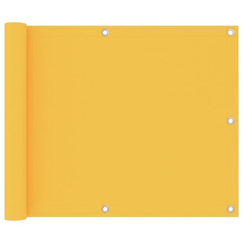 Altanafskærmning 75x600 cm oxfordstof gul