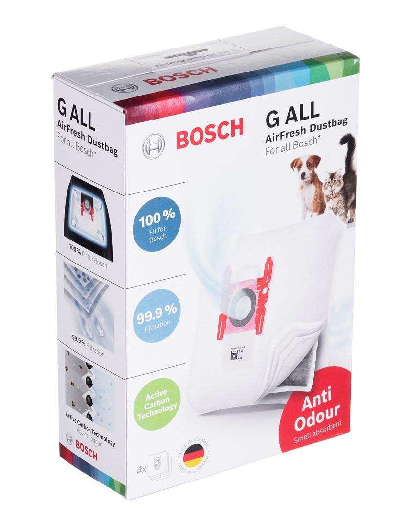 Støvsugerposer Bosch G ALL AirFresh – universal (4 stk.) billede