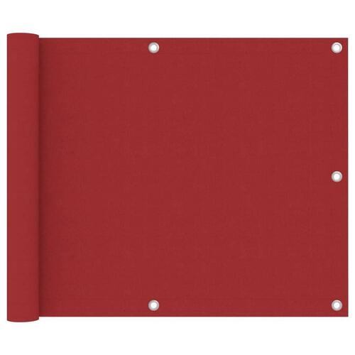 Altanafskærmning 75x300 cm oxfordstof rød