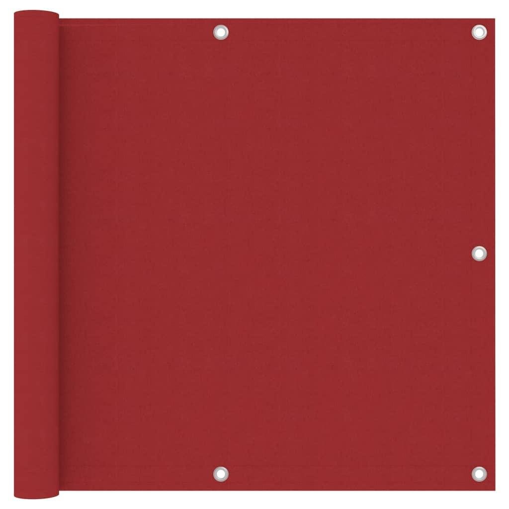 Altanafskærmning 90x600 cm oxfordstof rød