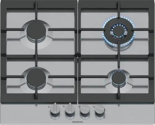 Gaskogeplade Siemens EC6A5HI90, 60 cm, indbygning, rustfrit stål, 4 zoner