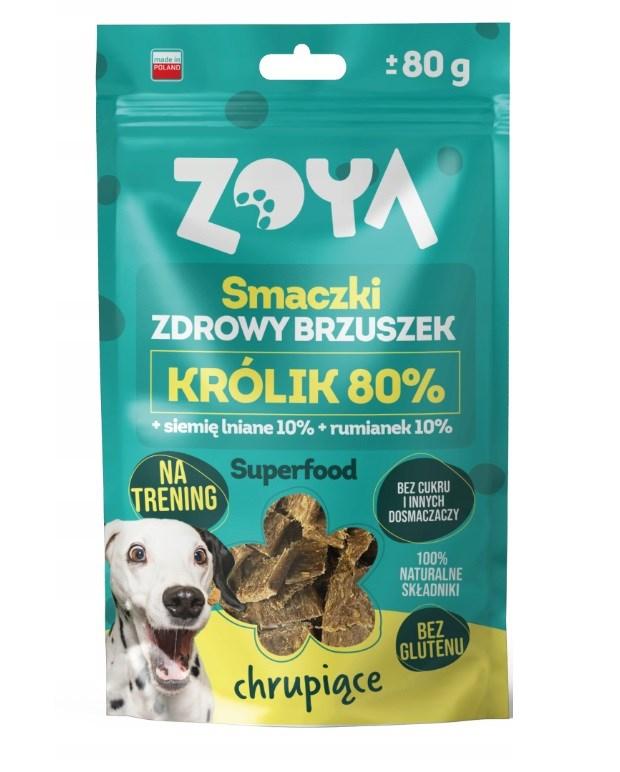 Hundegodbidder ZOYA Healthy Tummy Kanin – 80 g