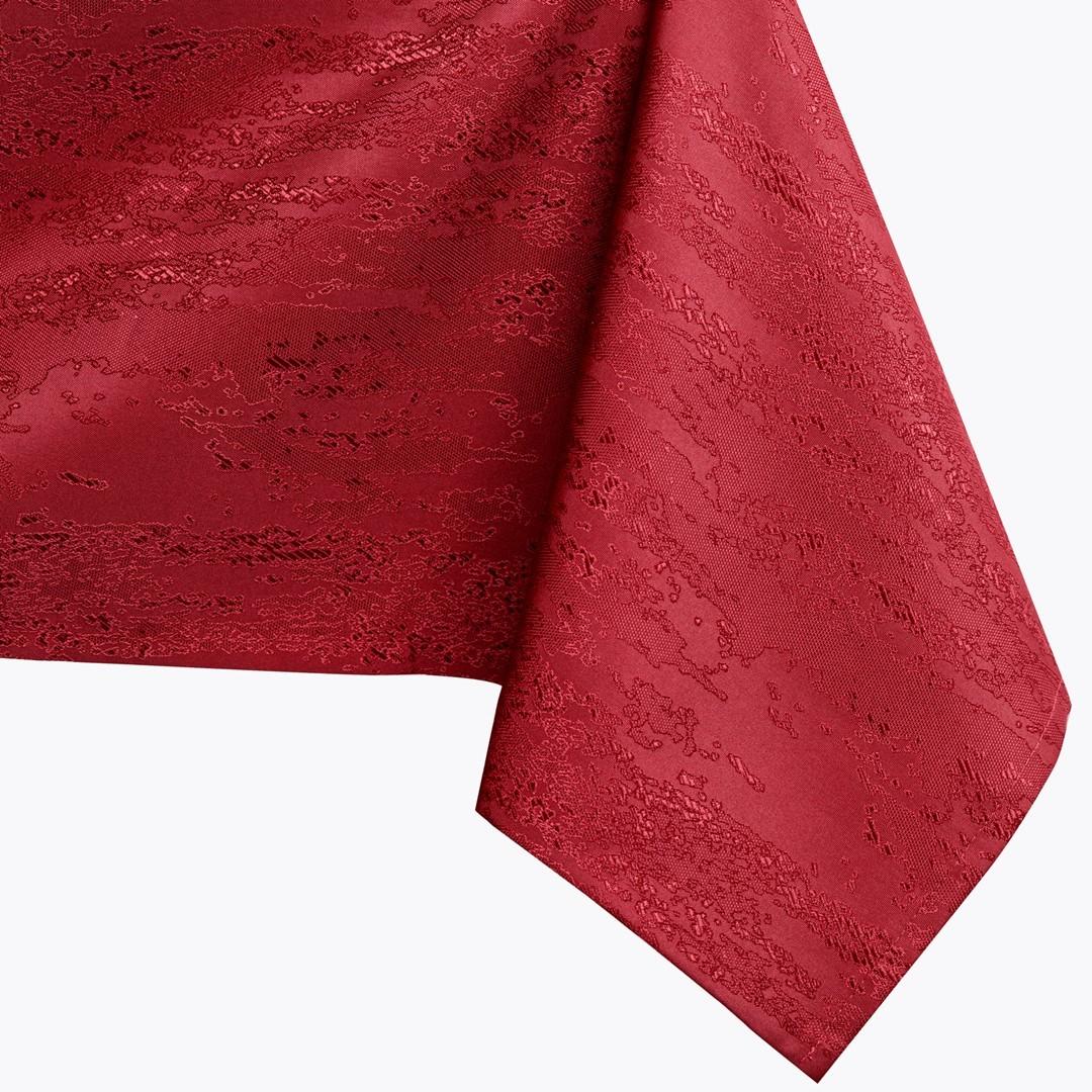 Dug vinrød 140x500 cm - AmeliaHome Vesta, præget og smudsafvisende