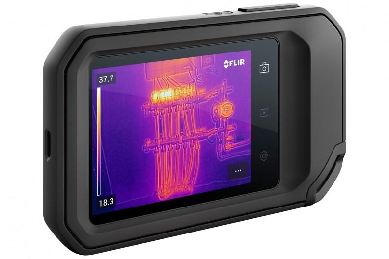 Termokamera FLIR C5 - sort, indbygget skærm, 160 × 120 billede