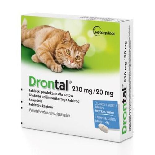 Ormekur til kat – Vetoquinol Drontal tabletter, 2 stk.