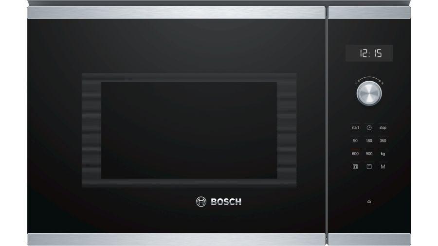 Mikrobølgeovn med grill Bosch Serie 6 BEL554MS0, 25 l, 900 W, rustfrit stål