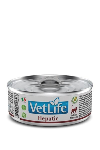 Kattemad vådfoder Farmina Vet Life Hepatic 85 g