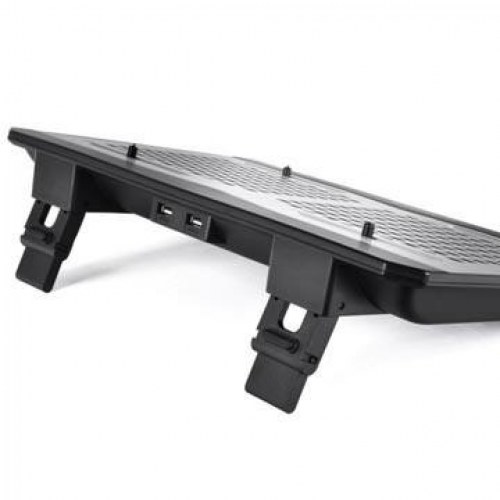 Laptop køleplade – Thermaltake 12 cm, 1000–1300 RPM, aluminium/sort