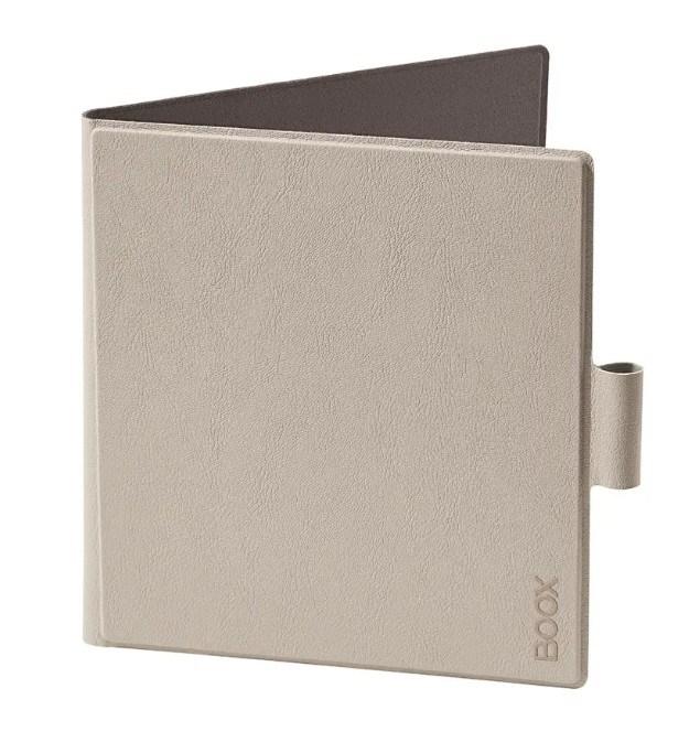 Cover til e-bogslæser ONYX Boox - magnetisk etui med stylus-holder, Beige (Go Color 7 / Go 7 / Go Color 7 Gen II / Page) billede
