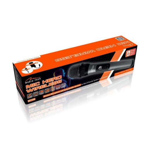 Trådløs mikrofon til højttalere – Media‑Tech Karaoke MIC HERO WIRELESS MT398