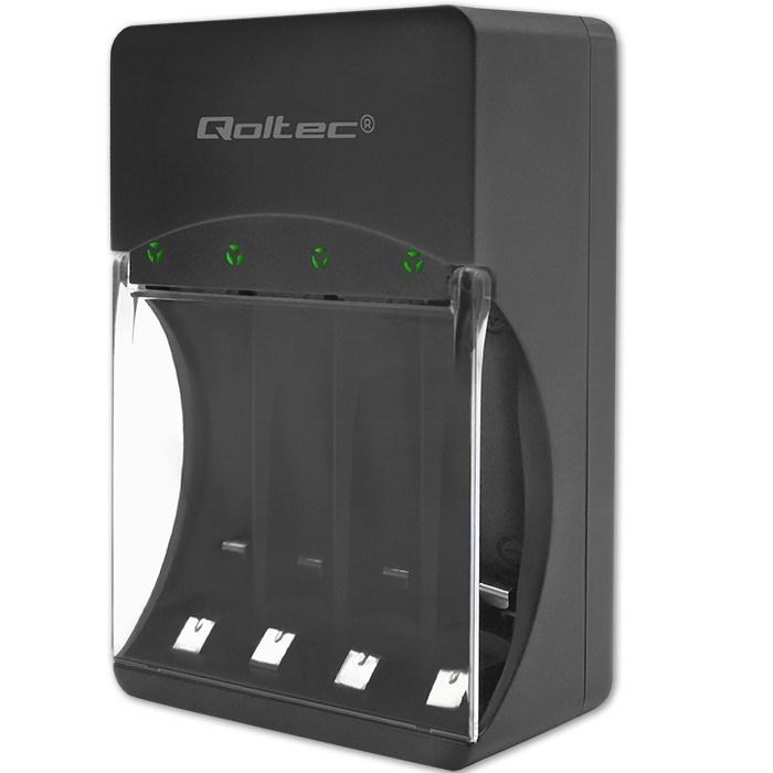 Batterioplader Qoltec til Ni-MH AA/AAA (1,2 V)