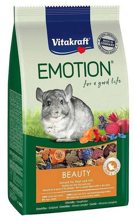 Chinchillafoder tørfoder Vitakraft Emotion Beauty 600 g