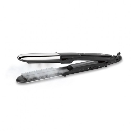 Glattejern med damp - BaByliss Steam Mist Styler, sort/sølv, 2,5 m