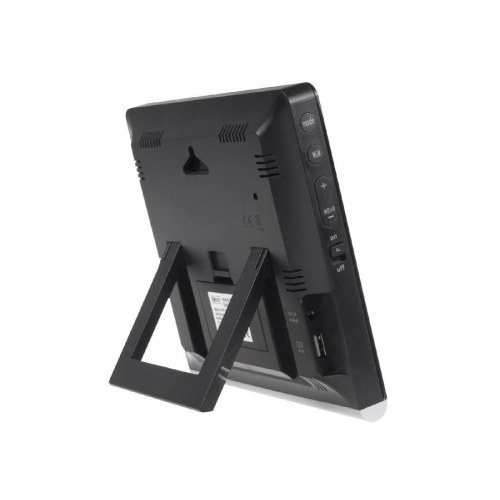 Vejrstation med trådløs sensor – GreenBlue, sort/hvid LCD, batteri