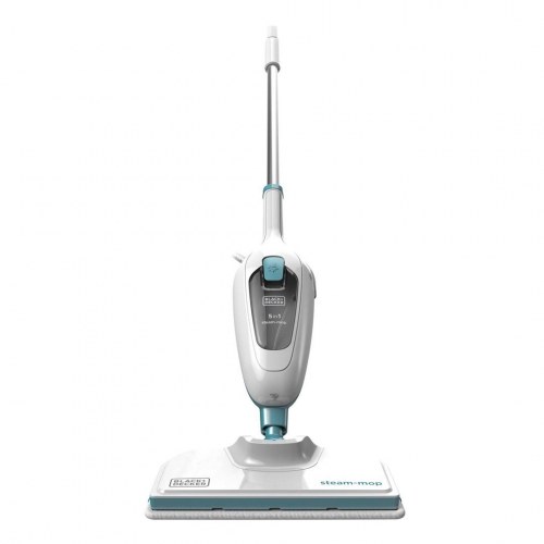 Damprenser gulvmoppe Black & Decker 5-i-1 – blå/hvid