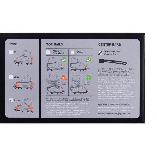 Klatrejern med rem – Black Diamond Contact, 10 takker