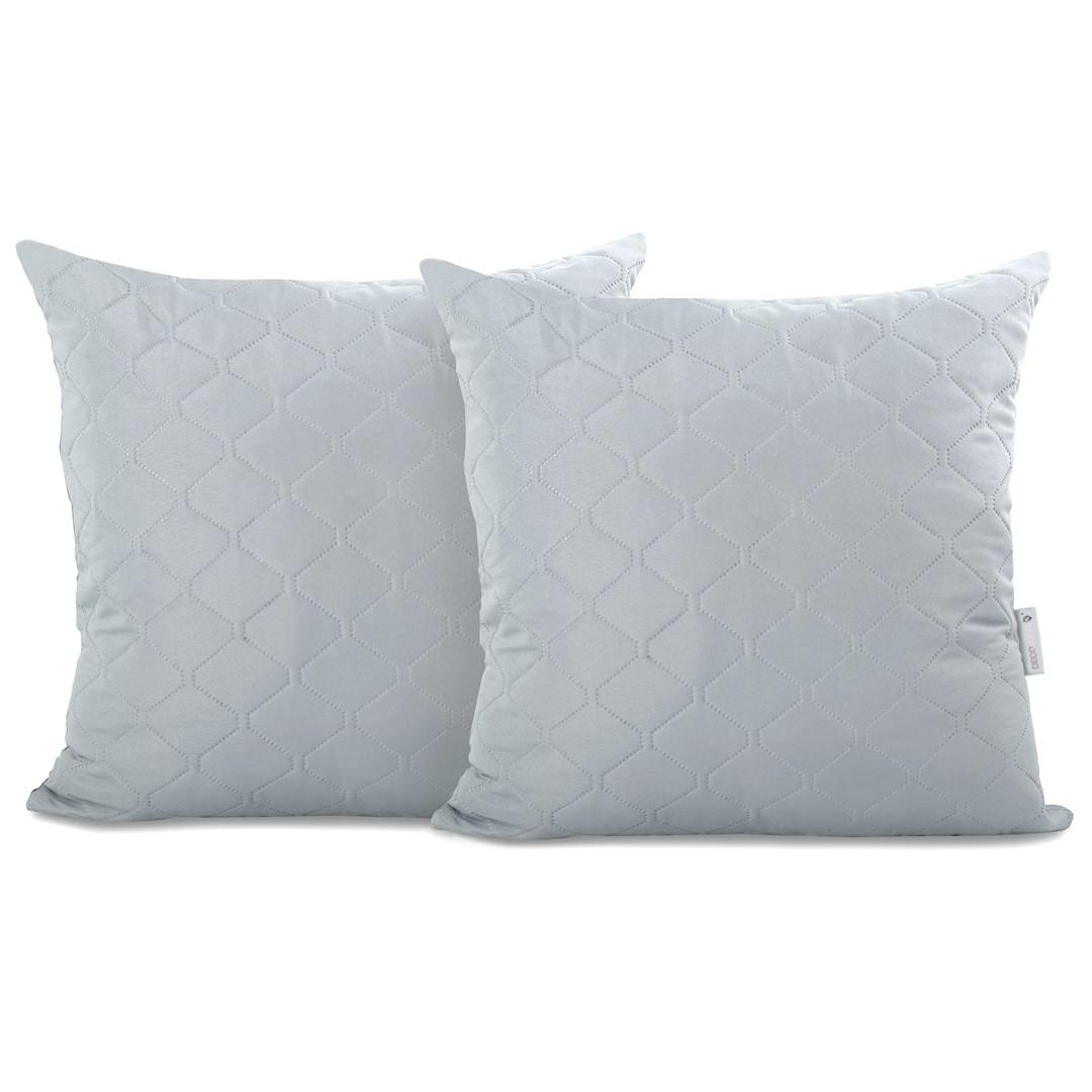 Pudebetræk 40x40 grå - DecoKing AXEL (2 stk.)