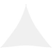 Solsejl 3x3x3 m oxfordstof trekantet hvid