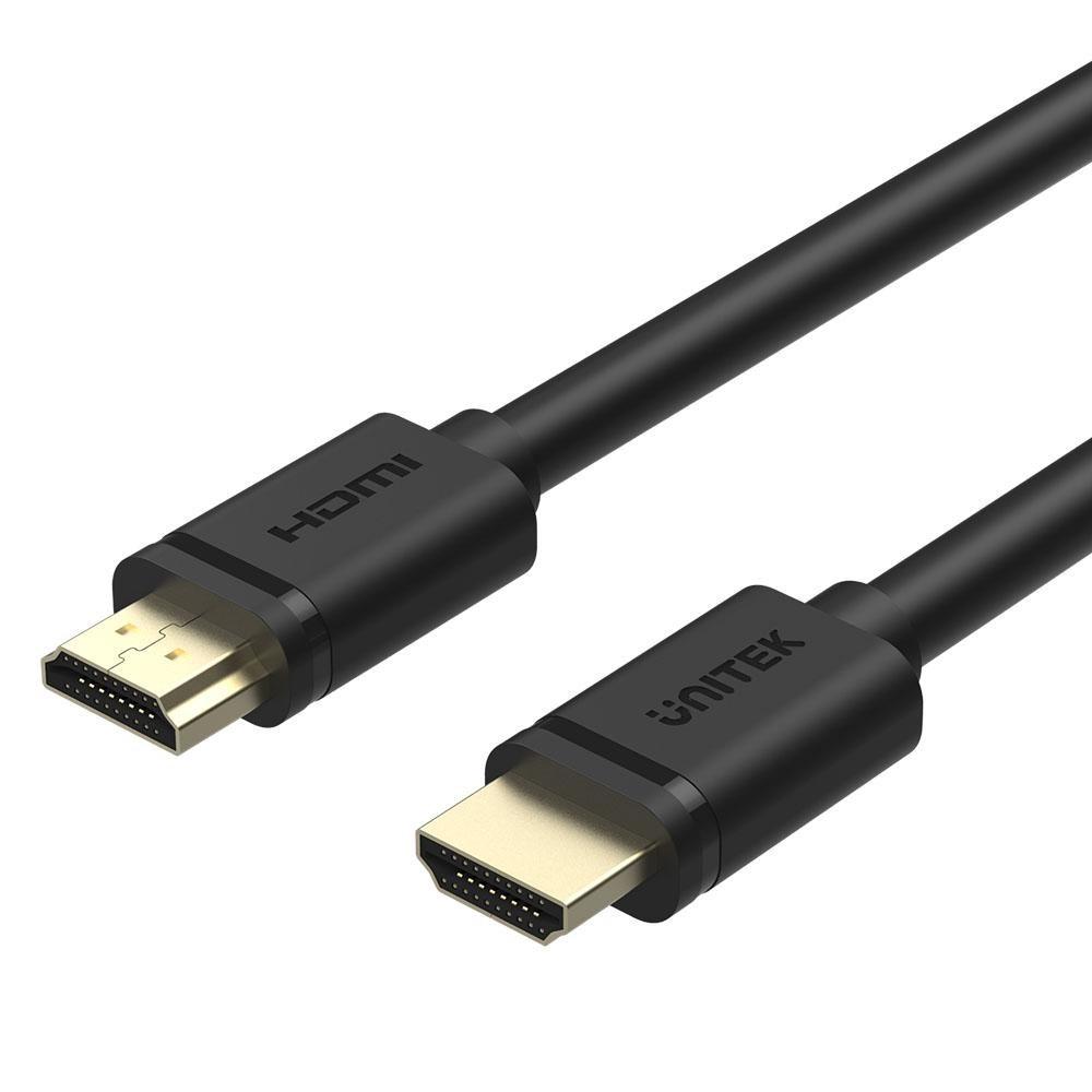 HDMI-kabel 1 m – UNITEK, HDMI Type A, sort