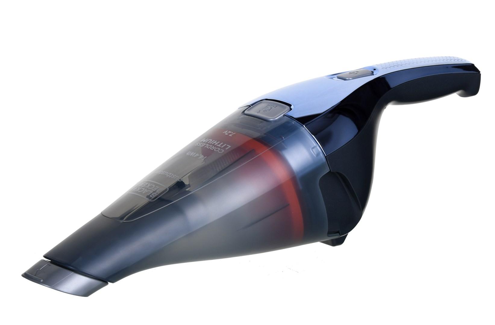 Håndstøvsuger Black & Decker NVC220WBC - posefri, blå/krom