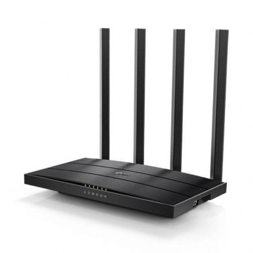 WiFi router TP-Link Archer C6U – Gigabit, dual-band 2,4/5 GHz, sort