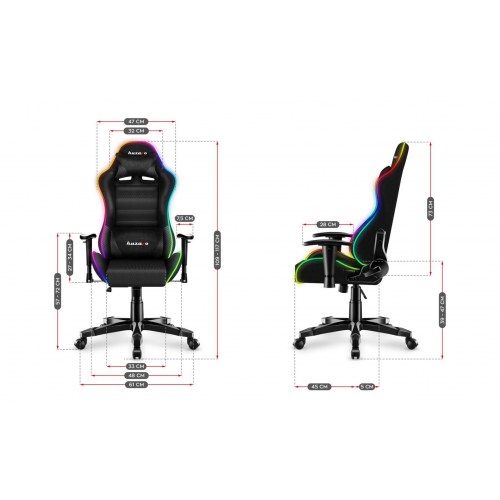 Gamerstol til børn huzaro Ranger 6.0 RGB Mesh