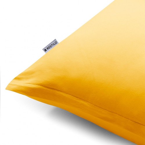 Pudebetræk 40x80 jersey - DecoKing AMBER, gul, klassisk