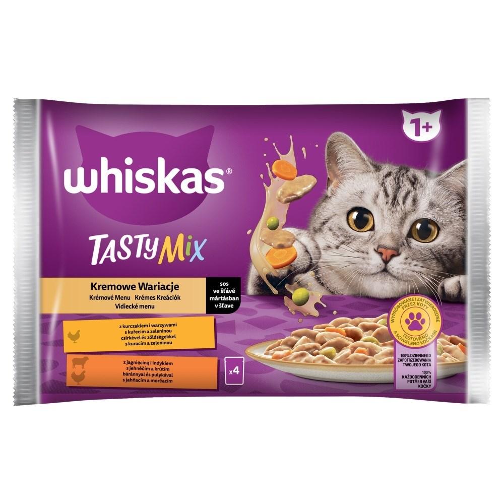 Vådfoder til kat – Whiskas Tasty Mix, 4 x 85 g