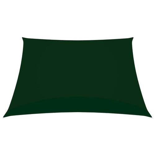 Solsejl 2x2 m firkantet oxfordstof mørkegrøn