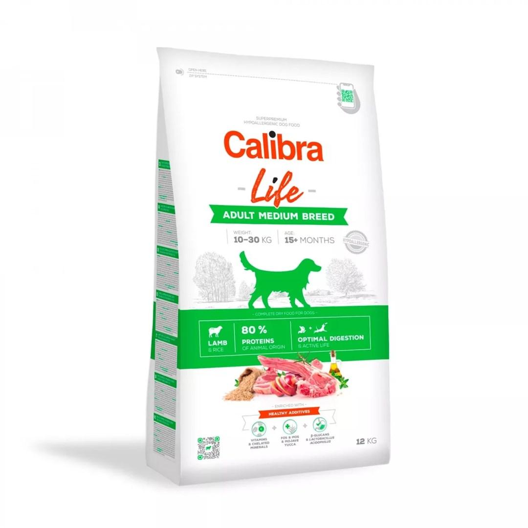 Hundefoder tørfoder Calibra Life Adult Medium Breed Lam 12 kg