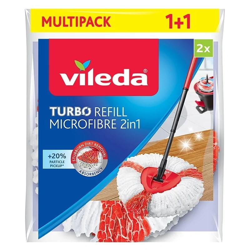 Gulvmoppe refill Vileda Turbo 2in1 - 2 stk. billede