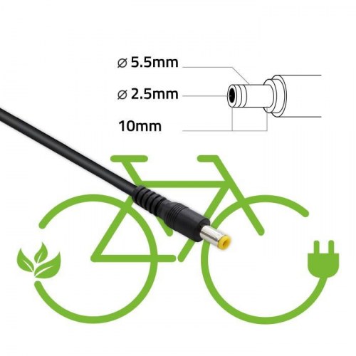 Oplader til elcykelbatteri Qoltec 42 V 2 A – 5,5 × 2,5 mm (84 W)