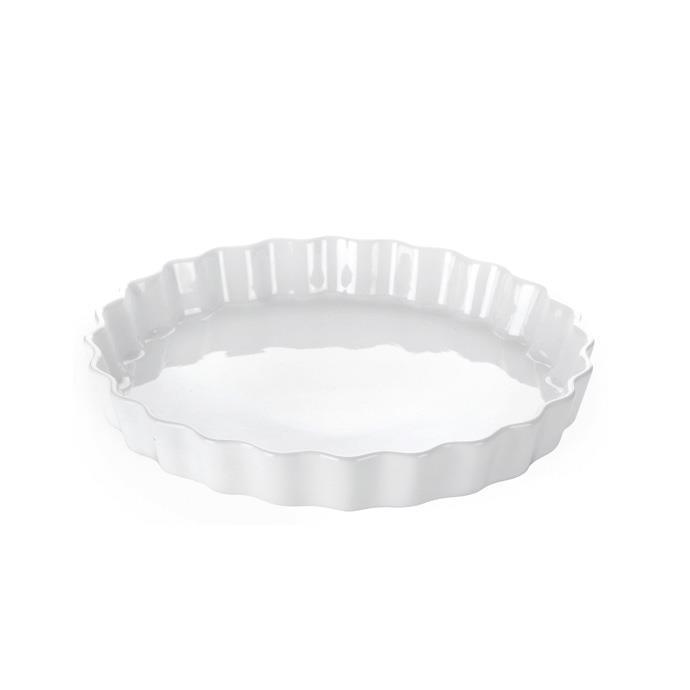 Tærteform porcelæn hvid - Tescoma Gusto, Ø 29 cm