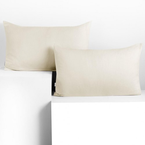 Pudebetræk 50x60 jersey - DecoKing Amber, cremefarvet