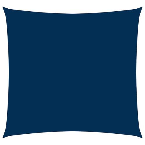 Solsejl 3,6x3,6 m oxfordstof firkantet blå