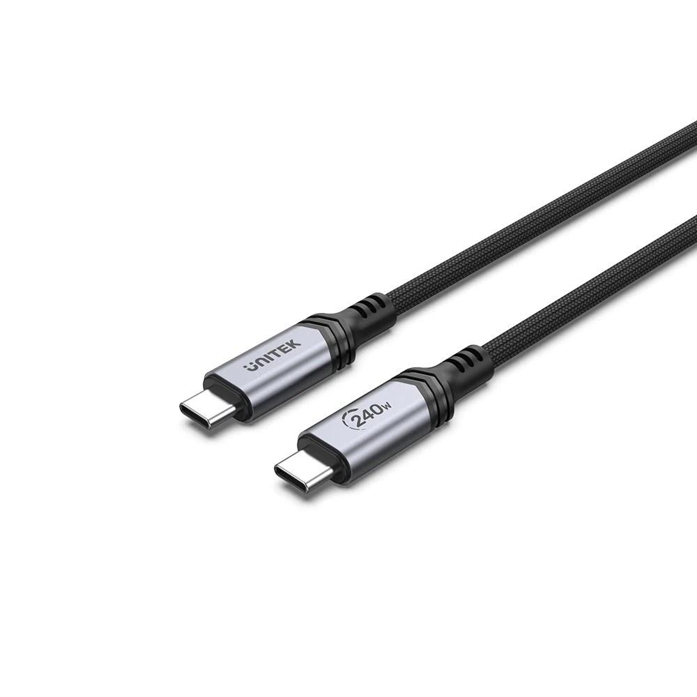 USB-C kabel 240 W 2 m – UNITEK billede