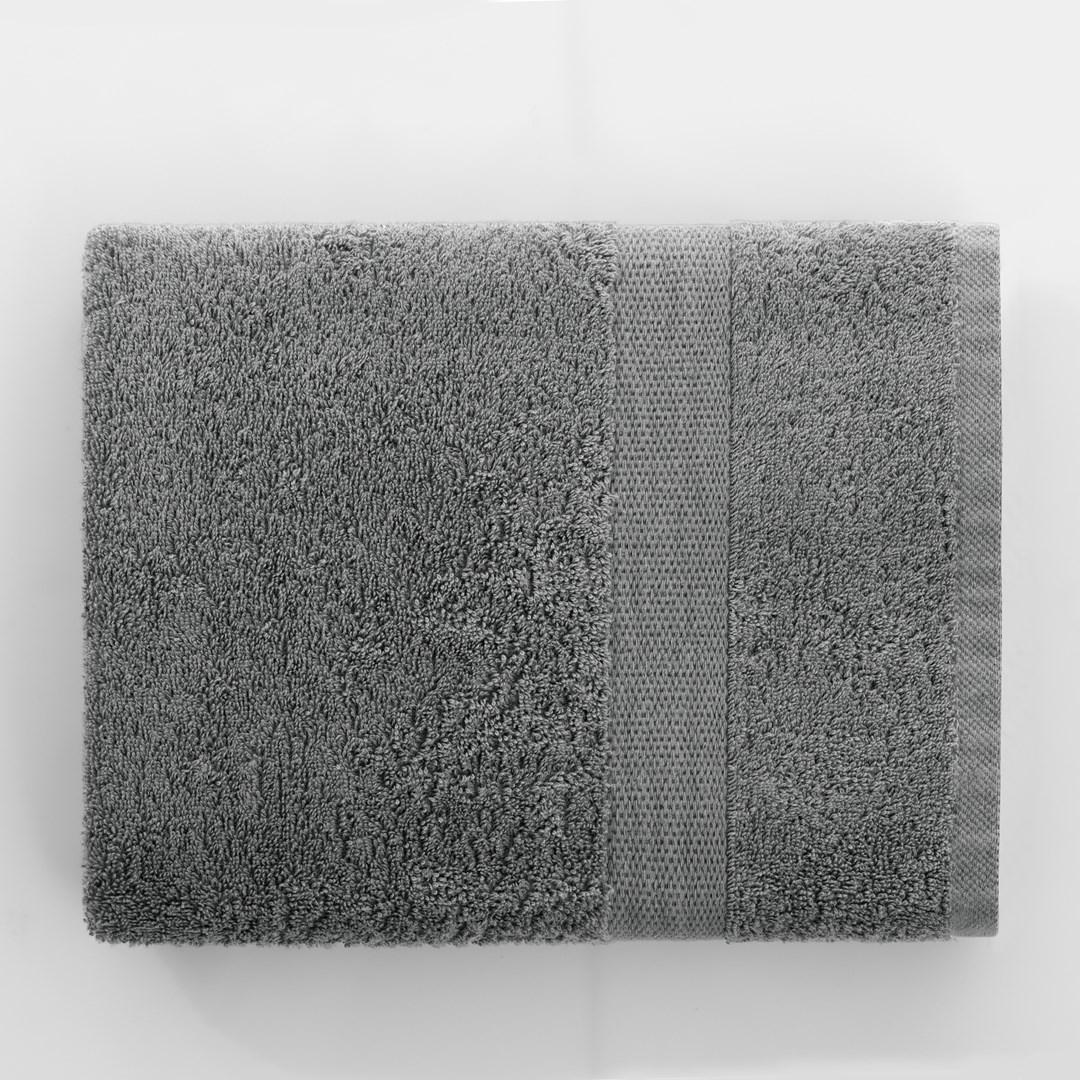 Håndklæde 70×140 cm - grå bomuld, 525 g/m² (Marina)