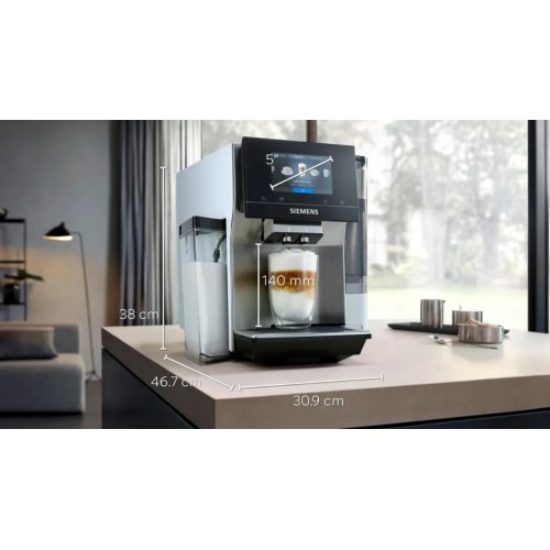 Kaffemaskine fuldautomatisk Siemens EQ700 TQ715R03 – sølv, 1.500 W