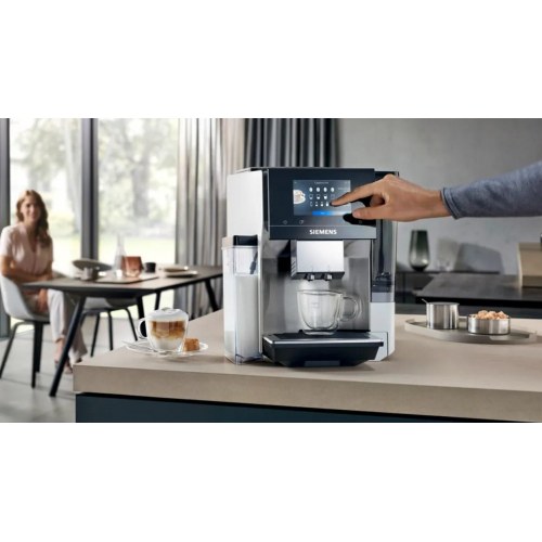 Kaffemaskine fuldautomatisk Siemens EQ700 TQ715R03 – sølv, 1.500 W