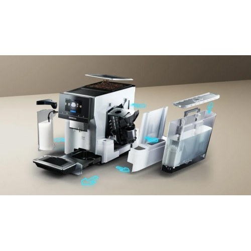 Kaffemaskine fuldautomatisk Siemens EQ700 TQ715R03 – sølv, 1.500 W