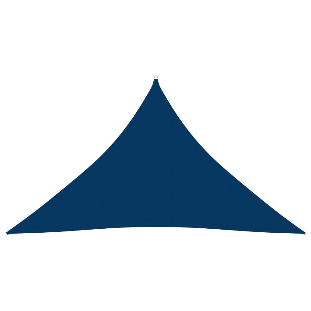 Solsejl 2,5x2,5x3,5 m trekantet oxfordstof blå