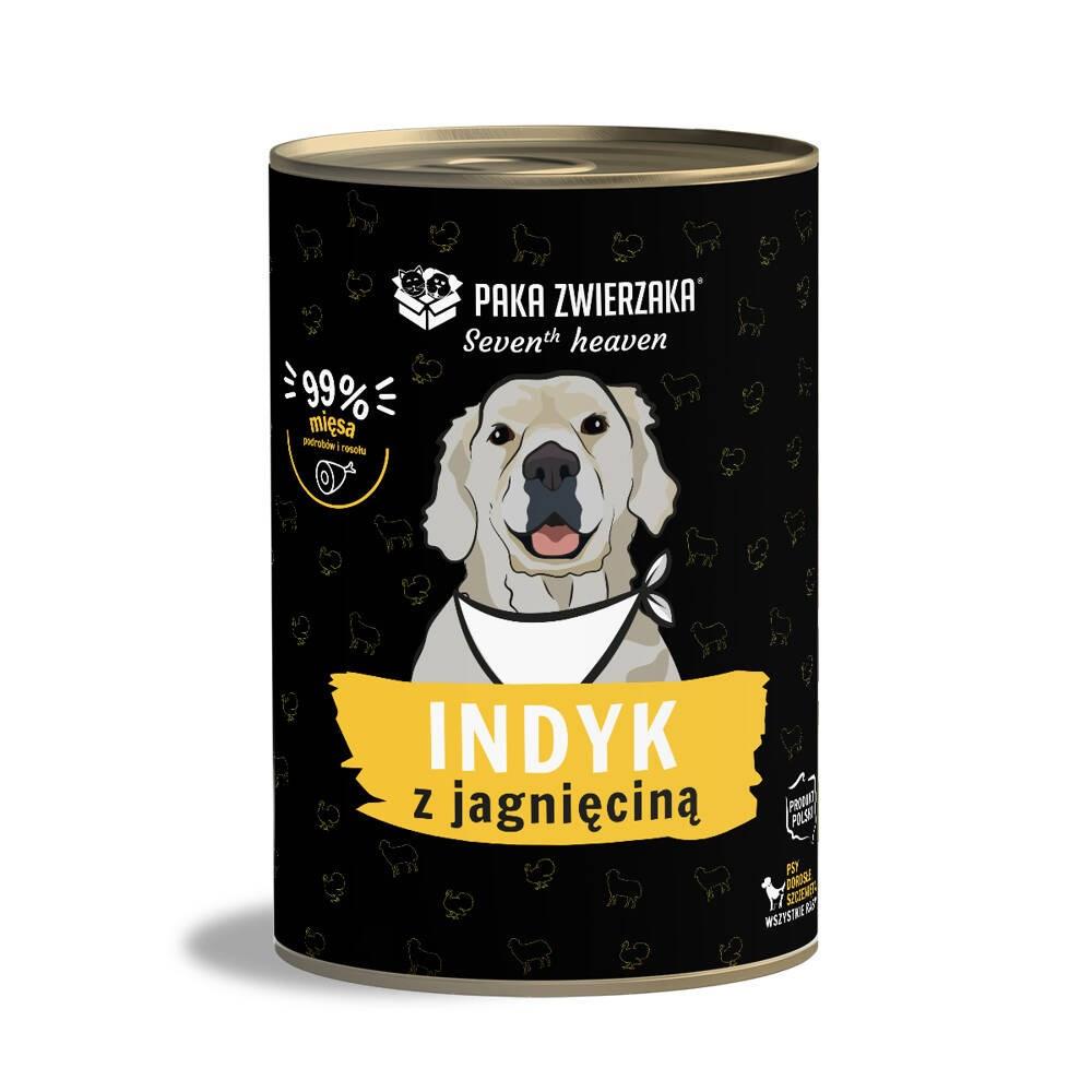 Hundefoder vådfoder PAKA ZWIERZAKA Seventh Heaven - kalkun med lam, 400 g