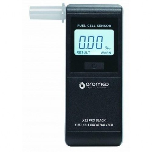 Alkometer oromed X12 Pro Black – kontaktløs med LCD
