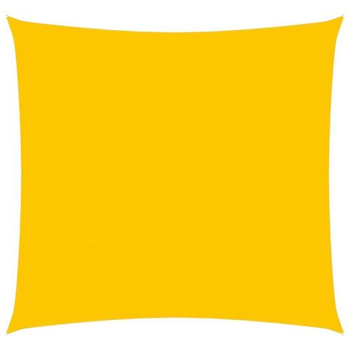 Solsejl 3x3 m firkantet oxfordstof gul